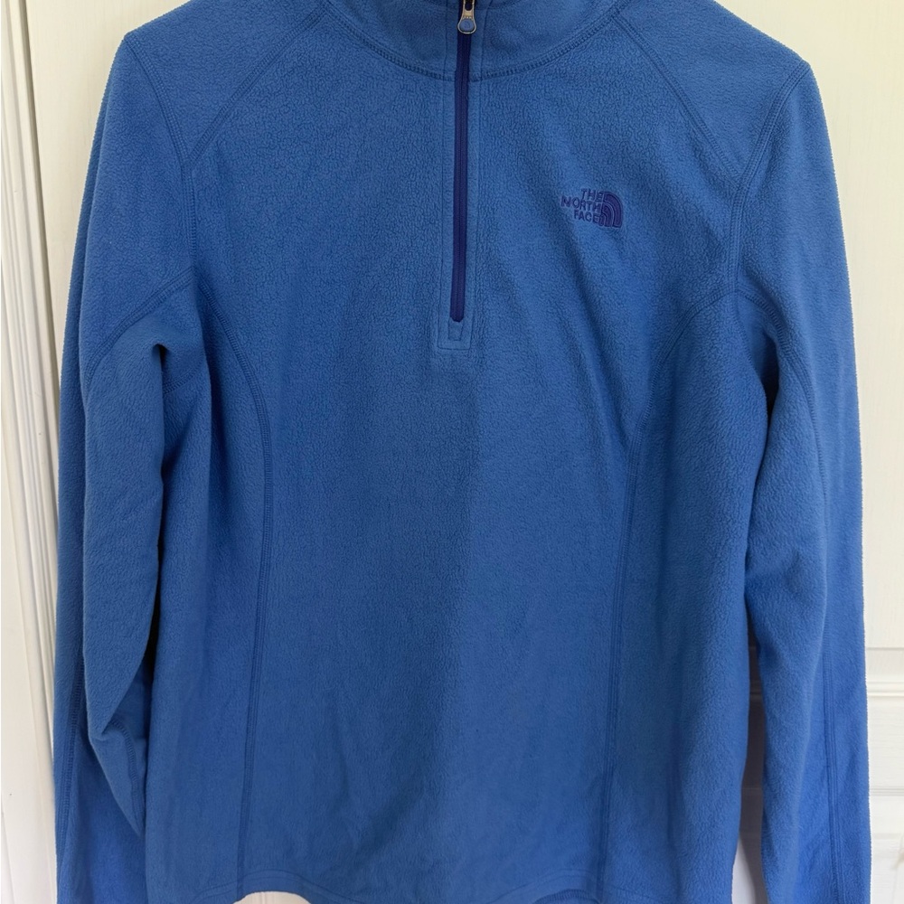 The North Face Women's Blue Quarter-Zip Fleece